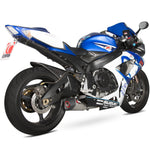 Scorpion Serket Taper Carbon Oval Exhaust - Suzuki GSXR 600 & 750 K6/K7 2006 - 2007