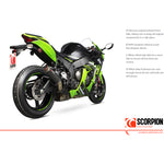 Scorpion RP-1 GP Carbon Round Exhaust - Kawasaki Ninja ZX10R 2016 - 2020