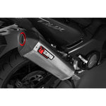 Scorpion Serket Parallel Stainless Oval Exhaust - Yamaha TMAX 530 2012 - 2016