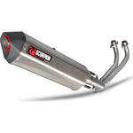 Scorpion Serket Parallel Stainless Oval Exhaust - Yamaha TMAX 530 2012 - 2016