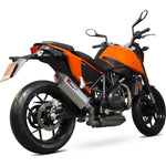 Scorpion Serket Parallel Stainless Oval Exhaust - KTM Duke 690 2012 - 2016