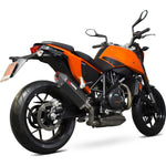 Scorpion Serket Parallel Carbon Oval Exhaust - KTM Duke 690 2012 - 2016