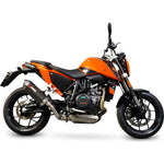 Scorpion Serket Parallel Carbon Oval Exhaust - KTM Duke 690 2012 - 2016