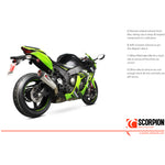 Scorpion Serket Taper Stainless Oval Exhaust - Kawasaki Ninja ZX10R 2016 - 2020