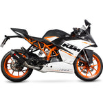 Scorpion Serket Taper Carbon Oval Exhaust - KTM RC 390 3/4 System 2014 - 2016