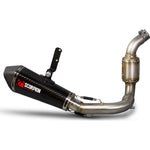 Scorpion Serket Taper Carbon Oval Exhaust - KTM RC 390 3/4 System 2014 - 2016