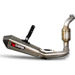 Scorpion Serket Taper Stainless Oval Exhaust - KTM RC 390 3/4 System 2014 - 2016