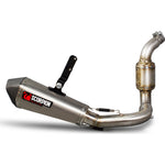 Scorpion Serket Taper Titanium Oval Exhaust - KTM RC 390 3/4 System 2014 - 2016