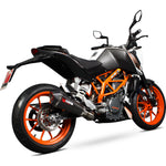 Scorpion Serket Taper Carbon Oval Exhaust - KTM DUKE 390 3/4 System 2013 - 2016