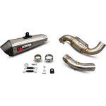 Scorpion Serket Taper Stainless Oval Exhaust - KTM DUKE 390 3/4 System 2013 - 2016