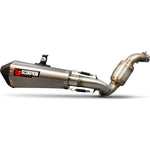 Scorpion Serket Taper Titanium Oval Exhaust - KTM DUKE 390 3/4 System 2013 - 2016