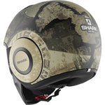 Shark Drak Evok Open Face Motorcycle Helmet with Goggle & Mask Kit