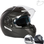 Spada SP16 Plain Motorcycle Helmet & Visor