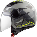 LS2 OF562 Airflow L Camo Open Face Motorcycle Helmet & Visor