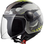 LS2 OF562 Airflow L Camo Open Face Motorcycle Helmet & Visor