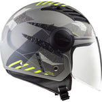 LS2 OF562 Airflow L Camo Open Face Motorcycle Helmet & Visor