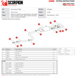 Scorpion Car Exhaust GPF-Back System (Non-Resonated) (Electronic Valve) Daytona - Ford Fiesta ST MK8 - 2018 - 2020