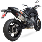 Scorpion Serket Parallel Satin Titanium Exhaust - KTM 790 Duke 2018 - 2020