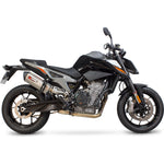 Scorpion Serket Parallel Satin Titanium Exhaust - KTM 790 Duke 2018 - 2020