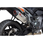 Scorpion Serket Parallel Satin Titanium Exhaust - KTM 790 Duke 2018 - 2020