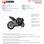 Scorpion RP-1 GP Titanium Exhaust - Honda CBR 250 RR 2017 - 2019