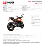 Scorpion Serket Taper Carbon Exhaust - KTM Duke 125 2017 - 2020