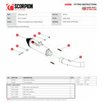 Scorpion Serket Taper Stainless Steel Exhaust - KTM Duke 125 2017 - 2020