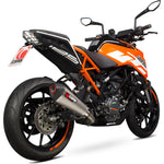 Scorpion Serket Taper Titanium Exhaust - KTM Duke 125 2017 - 2020