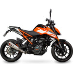 Scorpion Serket Taper Titanium Exhaust - KTM Duke 125 2017 - 2020