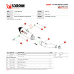 Scorpion Serket Taper Stainless Exhaust - Honda CBR 500R 2016 - 2018