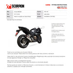 Scorpion Serket Taper Stainless Exhaust - Honda CBR 500R 2016 - 2018