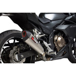 Scorpion Serket Taper Satin Titanium Exhaust - Honda CBR 500R 2016 - 2018