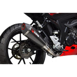 Scorpion Serket Taper Full System Carbon Fibre Exhaust - Suzuki GSX-S 125 2017 - 2021