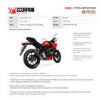 Scorpion RP-1 GP Full System Carbon Fibre Exhaust - Suzuki GSX-S 125 2017 - 2021