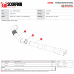 Scorpion Car Exhaust De-Cat Turbo-Downpipe - Audi TT RS MK2 2009 - 2014