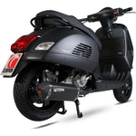 Scorpion Serket Parallel Black Ceramic Exhaust - Vespa GTS 300 2008 - 2018