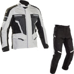 Richa Touareg 2 Motorcycle Jacket & Trousers Grey Black Kit