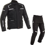 Richa Touareg 2 Motorcycle Jacket & Trousers Black Kit