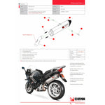 Scorpion Serket Parallel Titanium Oval Exhaust - BMW F800 GT & R 2013 - 2019