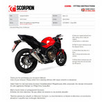 Scorpion Serket Taper Carbon Fibre Exhaust - Honda CB 500 F/X 2016 - 2018