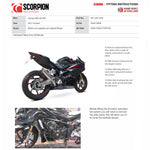 Scorpion RP-1 GP Carbon Fibre Exhaust - Honda CBR 250 RR Full System 2017 - 2019