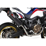 Scorpion Serket Parallel Black Ceramic Exhaust - Honda CRF 1000 L Full System 2015 - 2017