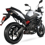 Scorpion Serket Taper Carbon Fibre Exhaust - Kawasaki Versys 650 2007 - 2014