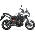 Scorpion Serket Taper Carbon Fibre Exhaust - Kawasaki Versys 650 2007 - 2014