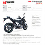 Scorpion RP-1 GP Carbon Fibre Exhaust - Kawasaki Z800E 2013 - 2016