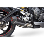 Scorpion Serket Taper Carbon Fibre Exhaust - Triumph Street Triple 765 S-R-RS  2017 - 2019