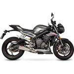 Scorpion Serket Taper Stainless Steel Exhaust - Triumph Street Triple 765 S-R-RS  2017 - 2019