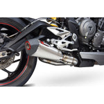 Scorpion Serket Taper Stainless Steel Exhaust - Triumph Street Triple 765 S-R-RS  2017 - 2019