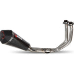 Scorpion Serket Taper De-Cat Race Carbon Fibre Exhaust - Yamaha MT-07 Full System 2014 - 2020