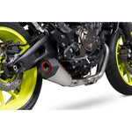 Scorpion Serket Taper De-Cat Race Titanium Exhaust - Yamaha MT-07 Full System 2014 - 2020